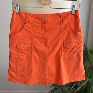 Jamie Sadock Orange Golf Skirt / Skort